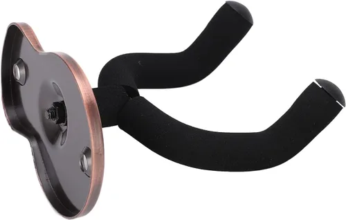 Vista 9 de Guitar Wall Mount Hanger Hook Holder, Space Saving (Rose Gold)