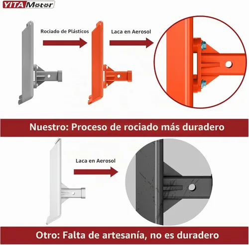 Vista 4 de YITAMOTOR - Placa de montaje para minicargadora de 3/8 pulgadas con receptor extraíble de 2 pulgadas, color naranja