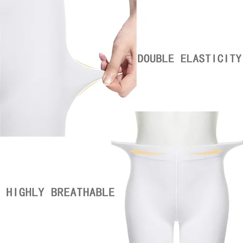 Vista 14 de DIPUG 3 pares de mallas de ballet convertibles para niñas (niños/niños)