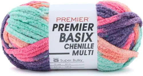 Vista 25 de Basix Chenille Brights 2175-02 Anémona