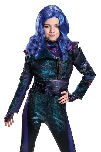 Vista 2 de Disguise Peluca moderna para disfraz, morado, estándar de EE. UU
