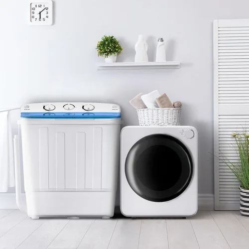 Vista 12 de DOGHLY Secadora de ropa eléctrica portátil de 1.6 pies cúbicos, acero