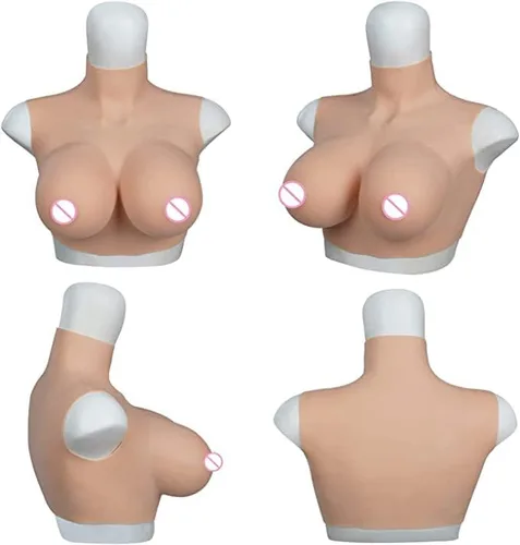 Vista 4 de U-CHARMMORE Formas de pecho de silicona de 4 generación con relleno de silicona para crossdresser