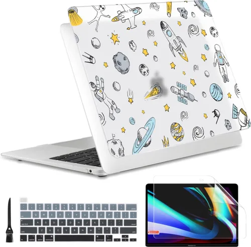 Vista 20 de Batianda Funda diseñada para el nuevo MacBook Pro M2 de 13 pulgadas, modelo A2338, versión 2022, carcasa protectora rígida ultrafina, antisucia