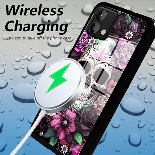 Vista 334 de Funda para Motorola Moto G Stylus 5G 2021 de vidrio templado, funda negra con diseño de mujer negra africana para mujeres y hombres, antiarañazos, a