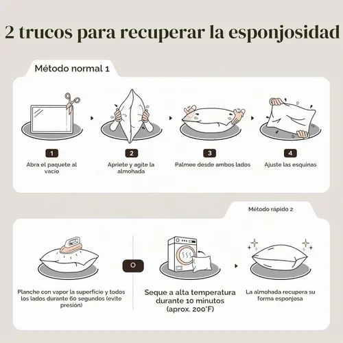Vista 8 de Phantoscope - Insertos de almohada, 100% poliéster hipoalergénico de fibra virgen, almohadas cuadradas para sofá, sillón, cama, 12x20 pulgadas