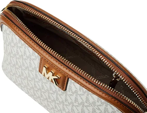Vista 5 de MICHAEL Michael Kors Mott - Bandolera grande con cremallera, VanillaAcorn, talla única