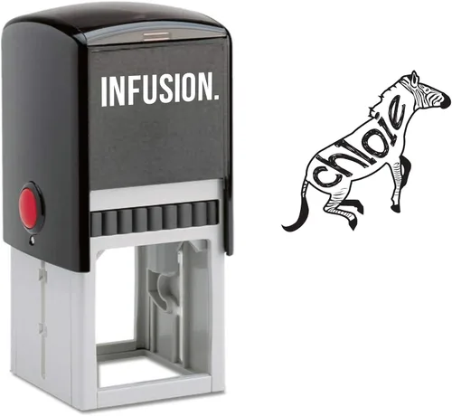 Vista 12 de Infusion Sello con nombre de niño autoentintado para niños (Bee Great)