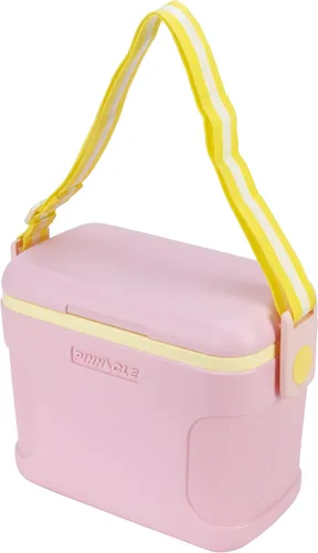 Vista 10 de Pinnacle 8.5Qt Mini Cooler – 14 x 7.6 x 10.6In Ice Box with Smart Divider, Locking Lid, Adjustable Shoulder Strap – Insulated Picnic Basket Beach