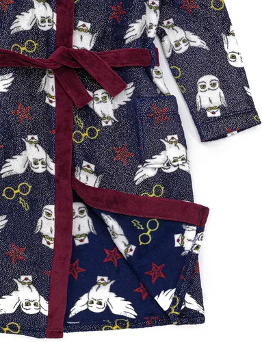 Vista 6 de Harry Potter Albornoz Niños Rojo O Azul Opciones Pijama Bata