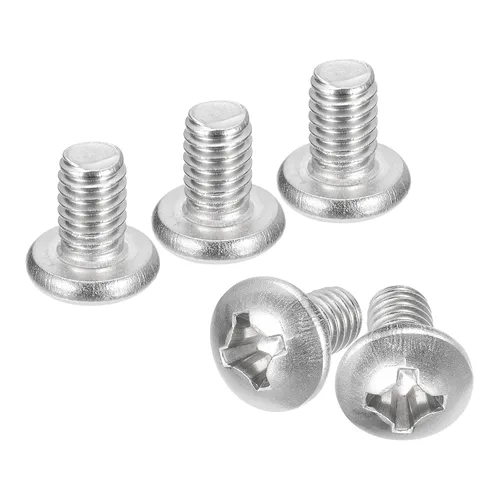 Vista 75 de uxcell Tornillos de máquina de cabeza redonda de 1/4-20x1, tornillo de acero inoxidable 304 18-8, accionamiento Phillips, totalmente roscado