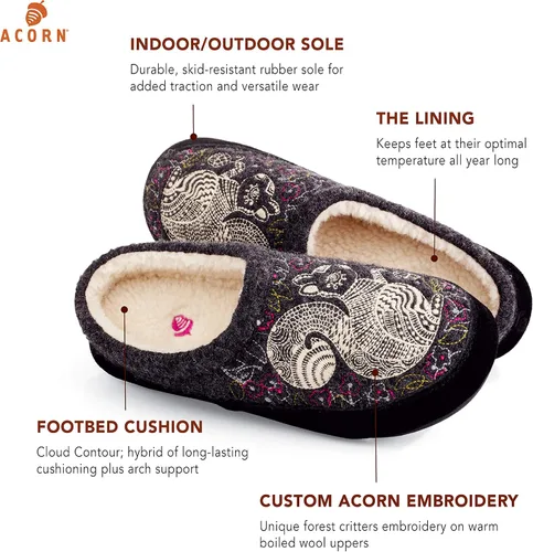 Vista 6 de Acorn Moc para mujer con espuma viscoelástica