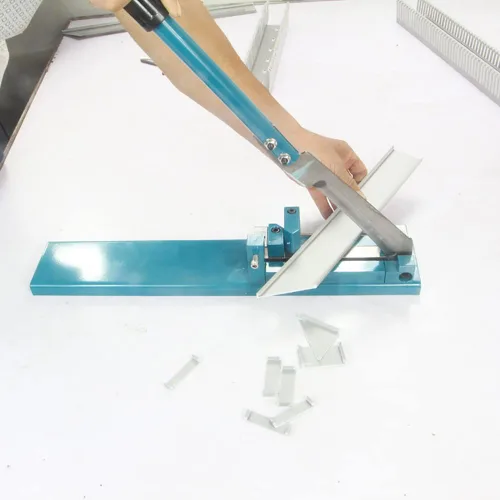 Vista 7 de Cortador de PVC Trunking Conducto de cableado de plástico manual pesado Máquina de corte ajustable de ángulo de 45 ° 90 ° Dispositivo de corte