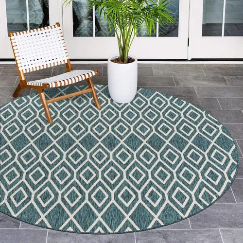 Vista 53 de Jill Zarin Outdoor Collection - Alfombra de área - Turcas y Caicos (2' 2" x 3' 1" Rectángulo Beige/Marrón)