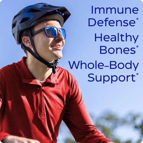 Vista 3 de Enzymedica Vitamina D3 K2, 5000 UI Vegan D3 + 90 mcg MK-7, suplemento a base de plantas con hongos shiitake y fibra prebiótica para apoyo óseo e