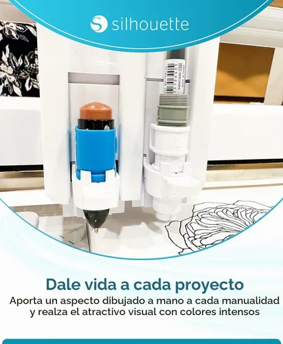 Vista 3 de Silhouette - Juego de bolígrafos de boceto, 8 colores básicos para cameo