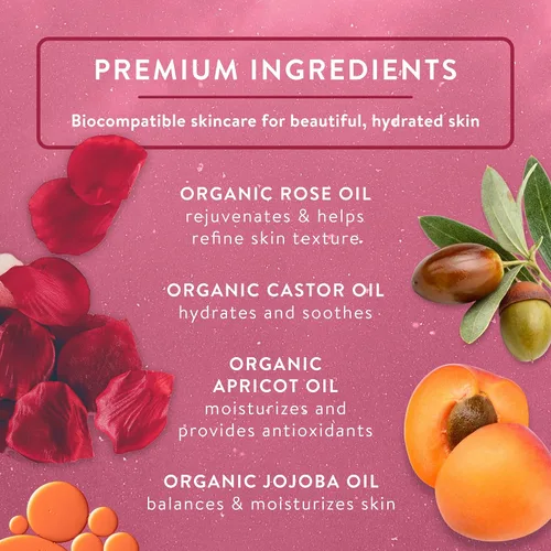 Vista 3 de Tejón Balm – Rostro y limpieza – Aceite Orgánico Certificado, Rosa, 1