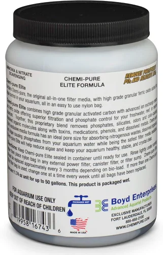 Vista 4 de Boyd Enterprises ABE16743 Chemipure Elite para acuario, 11.74 onzas
