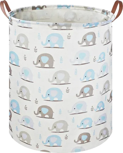 Vista 17 de NTAOHAMPER - Cesta de lavandería, cesta de ropa, caja de almacenamiento impermeable para el dormitorio, cesta organizadora de ropa, caja para Animal