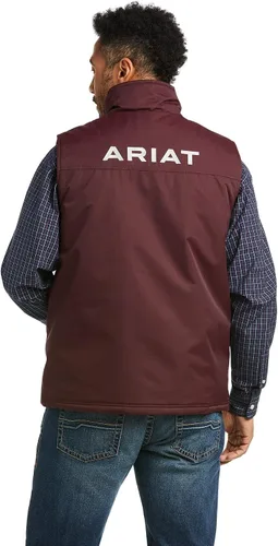 Vista 2 de ARIAT mens Mns Team Logo Ins Vest Malbec