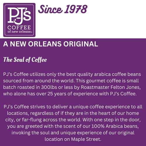 Vista 3 de PJ's Espresso Dolce - Café expreso en grano entero, 16 onzas Café de grano entero Espresso Dolce con dulzura suave y un acabado de chocolate
