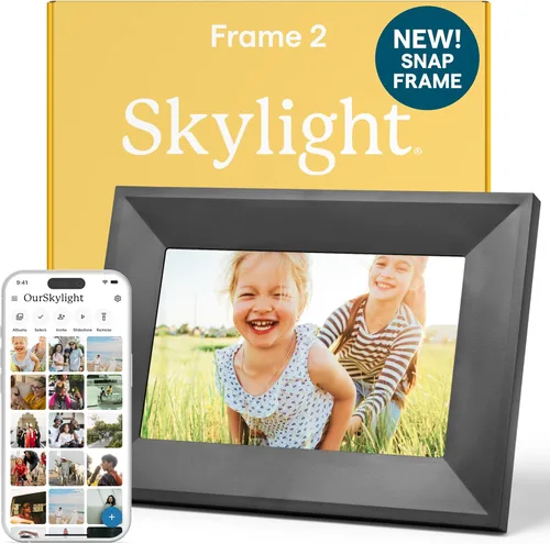 Vista 17 de Skylight Marco – Marco de fotos digital WiFi de soporte al cliente, pantalla táctil marco de fotos digital con fácil instalación, regalos de fotos