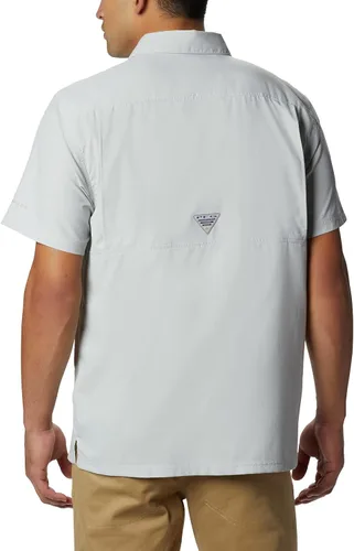 Vista 4 de Columbia Camisa PFG Slack Tide Camp para hombre Gris (Cool Grey)
