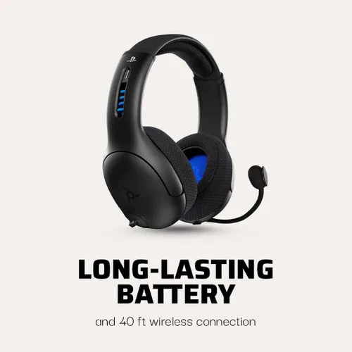 Vista 2 de PDP Gaming LVL50 Wireless Stereo Headset With Noise Cancelling Microphone Black - PS5PS4