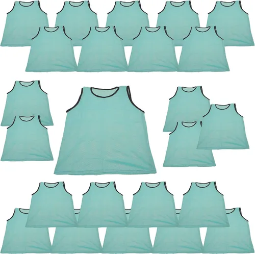 Vista 52 de BlueDot Trading Adult & Youth Scrimmage Training Vests for Soccer, Basketball & More – Available in 1, 6, 12, 24 Packs Naranja