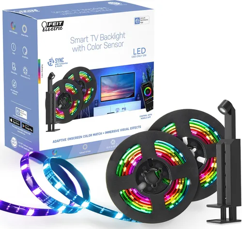 Vista 13 de Feit Electric Luces LED Inteligentes Hexagonales de Azulejos, 7" Cada Una, Conectables, Persecución de Color RGBW, WiFi de 2.4GHZ Habilitado