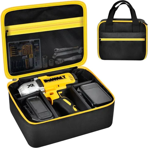Vista 10 de Funda para conductor de impacto compatible con DEWALT 20V MAX XR DCF787D1 DCF845B DCF900B DCF961B DCF891B DCF899B DCF900P1, soporte de carrito