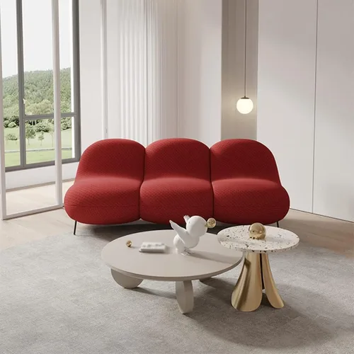 Vista 6 de Mesa auxiliar de sofá, mesa de centro para sala de estar, mesa de té pequeña, tamaño balcón, mesa de centro redonda combinada, muebles creativos