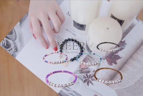 Vista 3 de Shelling Home Juego de pulseras Speak Now Eras 1989 Reputation Lover Fearless Anti Hero Folklore