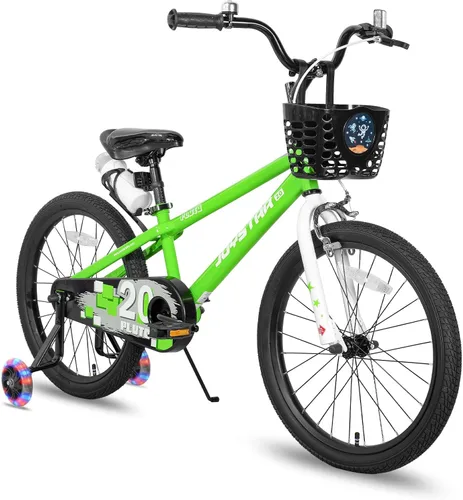 Vista 12 de JOYSTAR Pluto 12-20" Kids Bike with Light Up Training Wheels