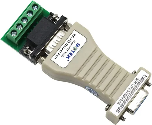 Vista 3 de U-Tek UT-202 RS-232 a RS-422 Adaptador serial de tamaño pequeño, 300bps-115.2Kbps, intercambiable en caliente, Plug & Play
