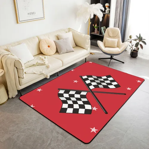 Vista 24 de Erosebridal Alfombra de motocross de 3 x 5 pies para mesita de noche, alfombra de motociclista para niños, adolescentes, motocicleta, deportes