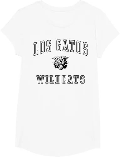 Vista 23 de Camiseta de Los Gatos de la escuela secundaria de Wildcats C1