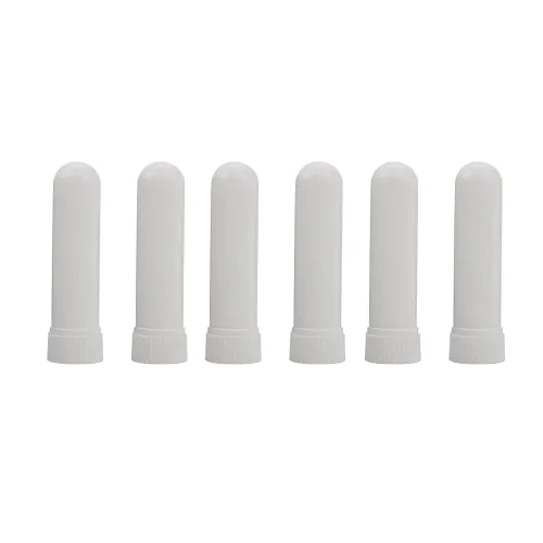 Vista 12 de Tubos inhaladores nasales de aceite esencial, tubos inhaladores nasales de plástico vacíos recargables para bricolaje, 50 unidades, color negro