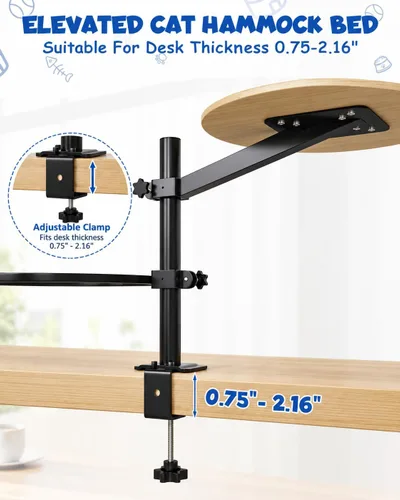 Vista 6 de Acools Cama redonda para gatos, cama para gatos pequeños con rosquilla gris