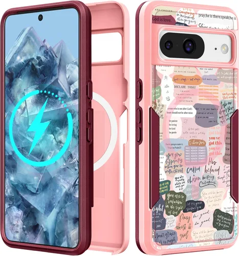 Vista 148 de Funda para Moto G 5G 2024 – Compatible con MagSafe para mujeres y niñas, bonita funda protectora magnética para teléfono, diseño femenino Kawaii