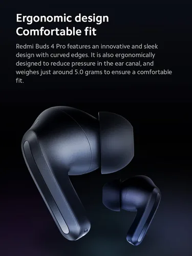 Vista 7 de XIAOMI Redmi Buds 4 Pro TWS - Auriculares inalámbricos Bluetooth 5.3 con cancelación activa de ruido, 3 micrófonos, 36 horas de vida, reducción