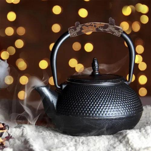 Vista 4 de Kichvoe Funda para mango de tetera, funda para tetera, funda para hervidor de té, cubierta de mango caliente, guantes para cocina y hogar, 2
