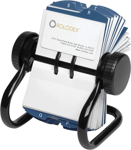 Vista 6 de Rolodex Archivo de la tarjeta giratoria de 500 cartas Tarjetero