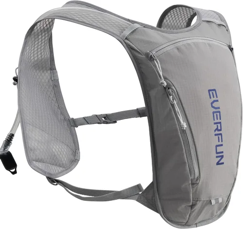 Vista 10 de EVERFUN Hydration Backpack Running Vest Small Hiking Water Backpack with 1.5L Water Bladder, Lightweight Reflective Phone Holder Hydro Pack for