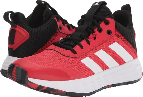 Vista 7 de adidas Ownthegame 20 - Tenis de baloncesto para hombre RojoBlancoNegro