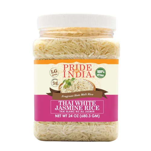 Vista 15 de Pride Of India - Arroz Basmati marrón extra largo - Grano saludable envejecido naturalmente, tarro de 1.5 libras