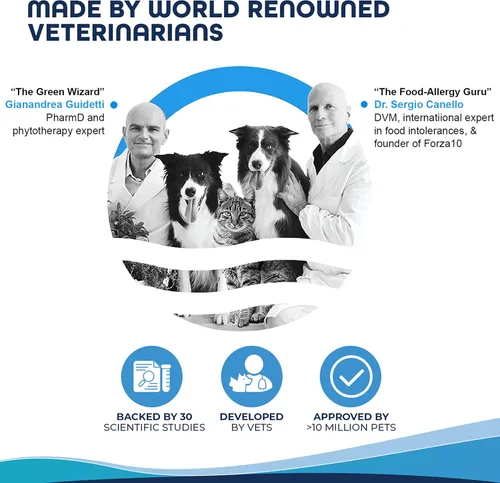 Vista 5 de Forza10 Alimento húmedo para gatos, sabor a pescado y salmón, alimento húmedo para gatos adultos con problemas gastrointestinales y digestivos