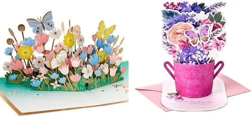Vista 7 de Hallmark Signature Paper Wonder - Tarjeta desplegable para el día de la madre (Thankful for You) para Pascua, amistad, agradecimiento