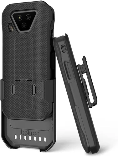 Vista 5 de BELTRON DuraForce Ultra 5G UW - Funda con clip, resistente con clip giratorio para cinturón para Kyocera DuraForce Ultra 5G E7110 (Verizon). Negro
