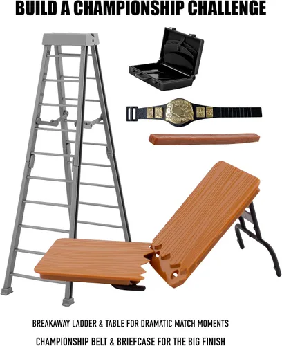 Vista 4 de Grab The Cash & Belt - Juego de accesorios de 5 piezas para figuras